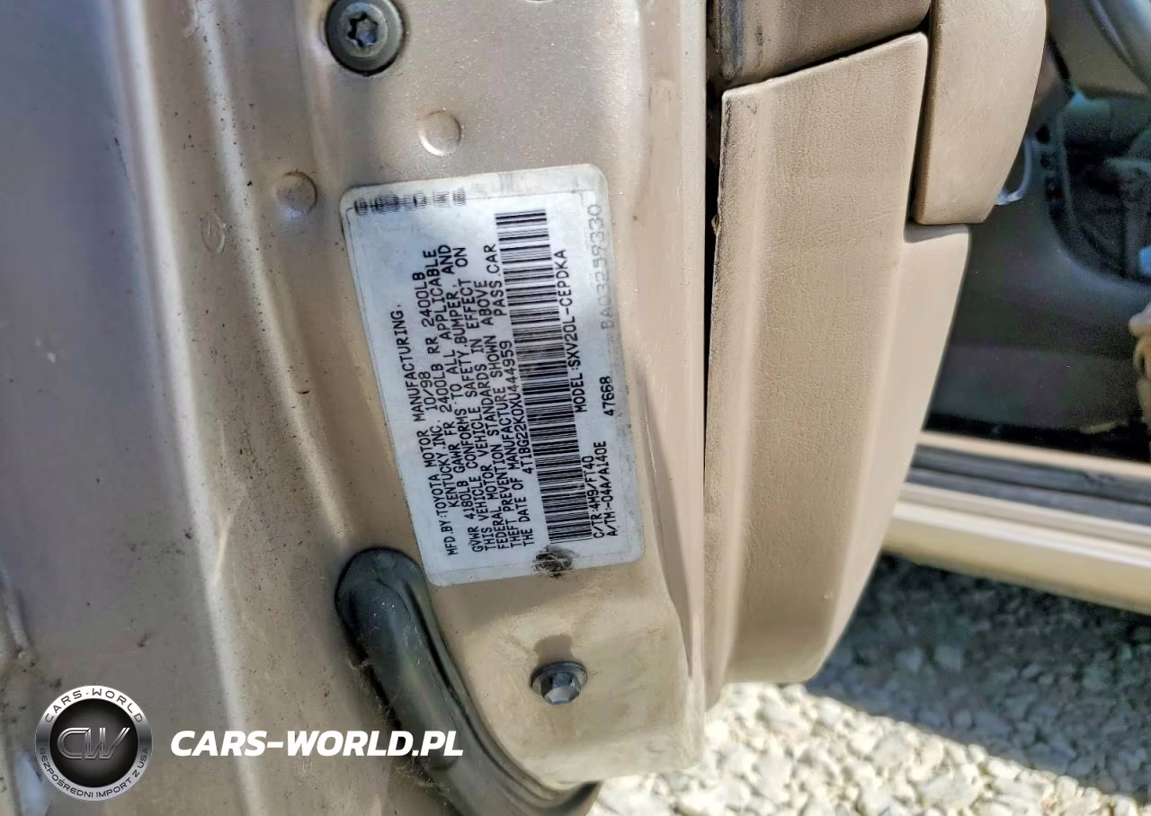 1999 Toyota Camry Ce VIN:4T1BG22K0XU444959 - 12