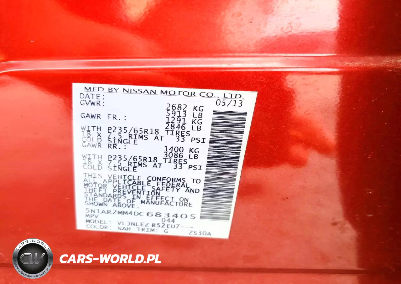 2013 Nissan Pathfinder S VIN:5N1AR2MM4DC683405 - 13