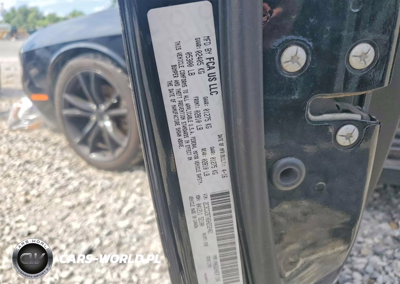 2016 Dodge Challenger R VIN:2C3CDZBT0GH232461 - 12
