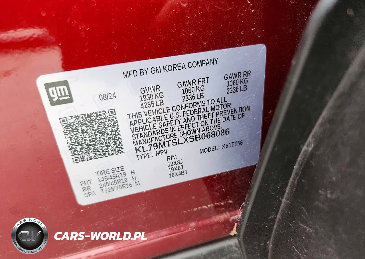 2025 Chevrolet Trailblazer Rs VIN:KL79MTSLXSB068086 - 13