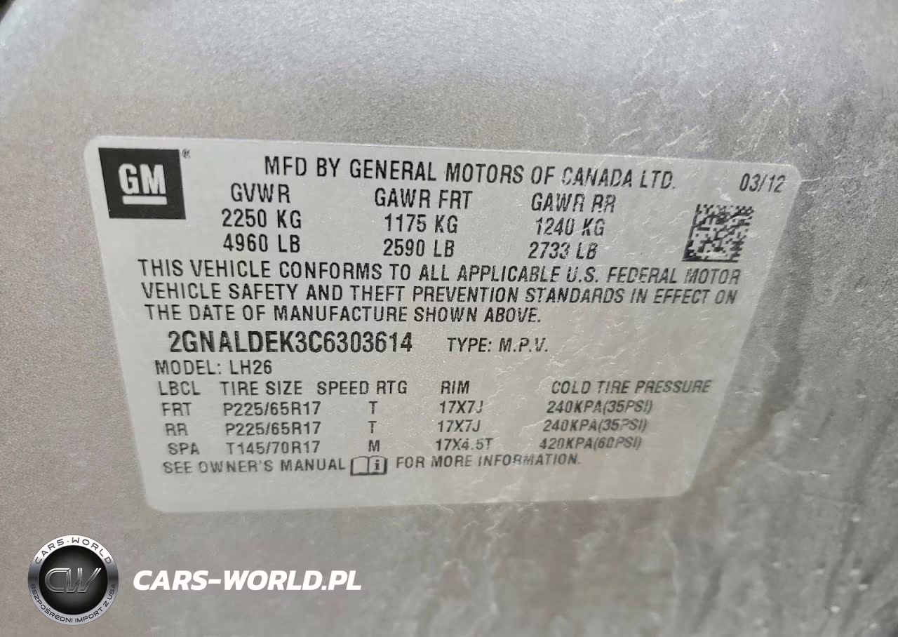 2012 Chevrolet Equinox Lt VIN:2GNALDEK3C6303614 - 13