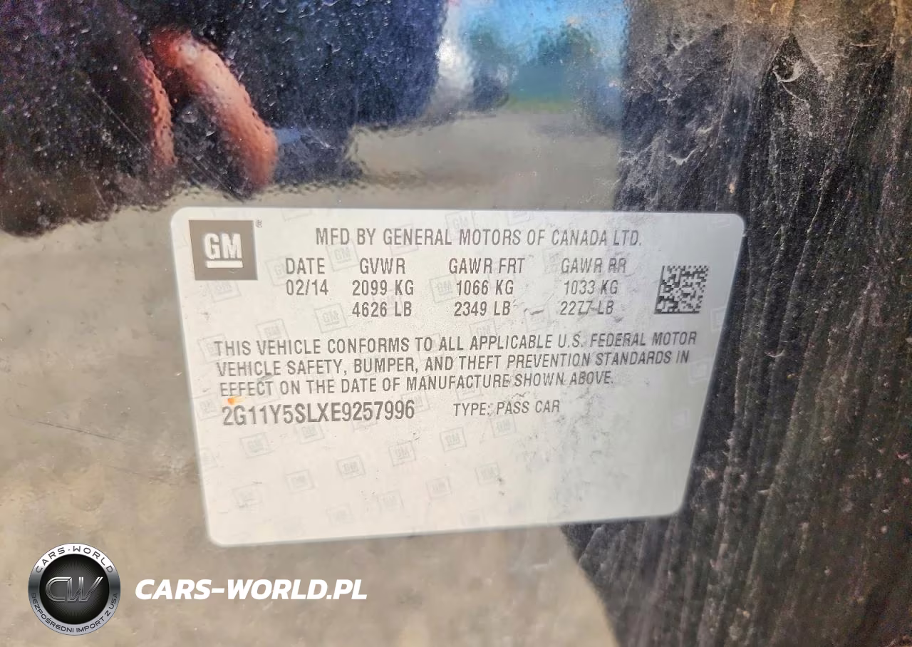 2014 Chevrolet Impala Ls VIN:2G11Y5SLXE9257996 - 12