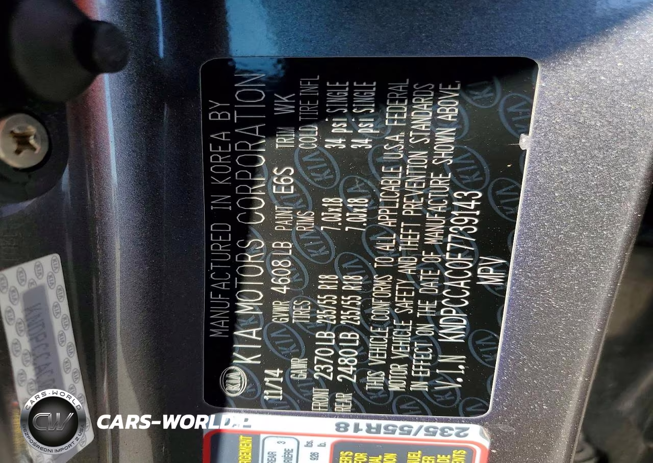 2015 Kia Sportage Ex VIN:KNDPCCAC0F7739143 - 13