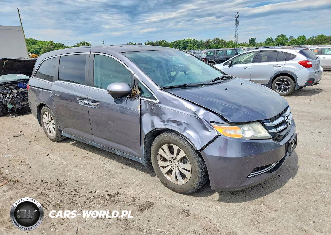 2014 Honda Odyssey Exl VIN:5FNRL5H61EB018570 - 4