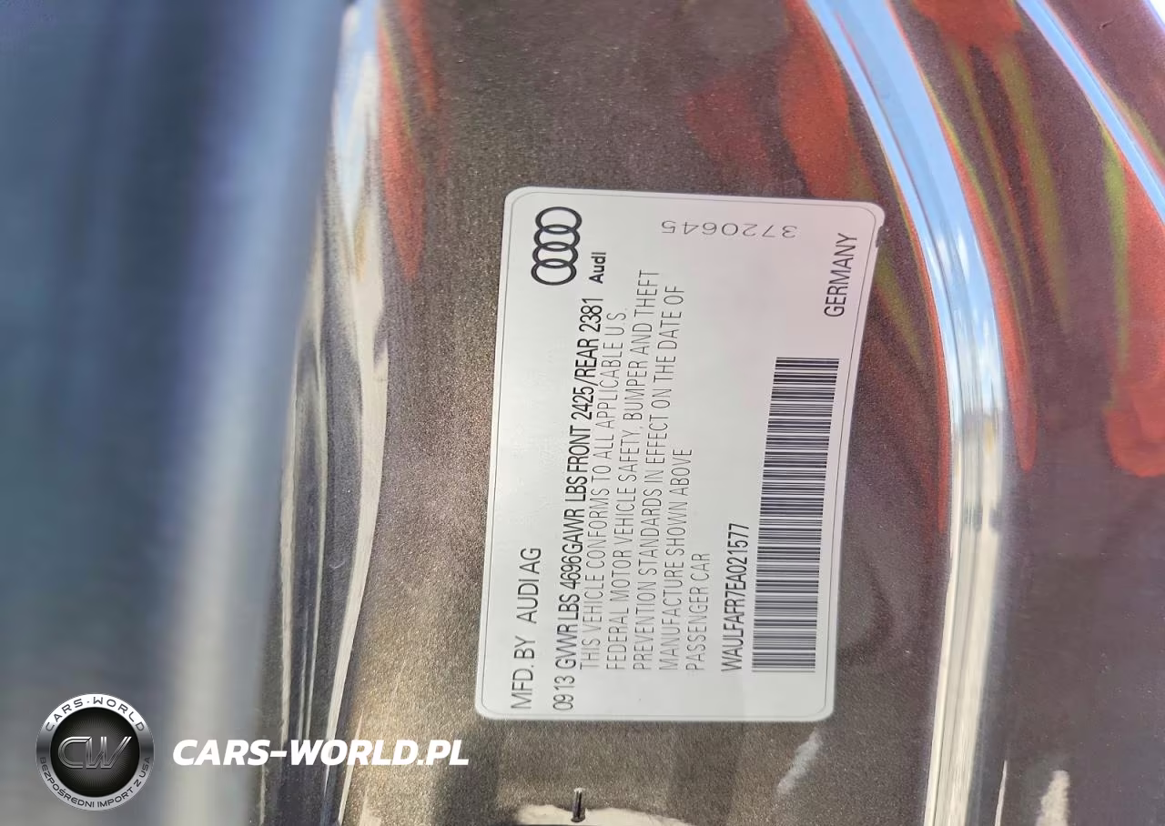 2014 Audi A5 Premium Plus VIN:WAULFAFR7EA021577 - 12
