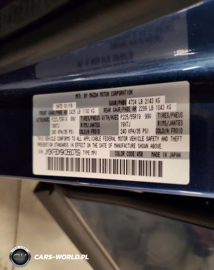 2019 Mazda Cx-5 Grand Touring VIN:JM3KFBDM9K0560769 - 13