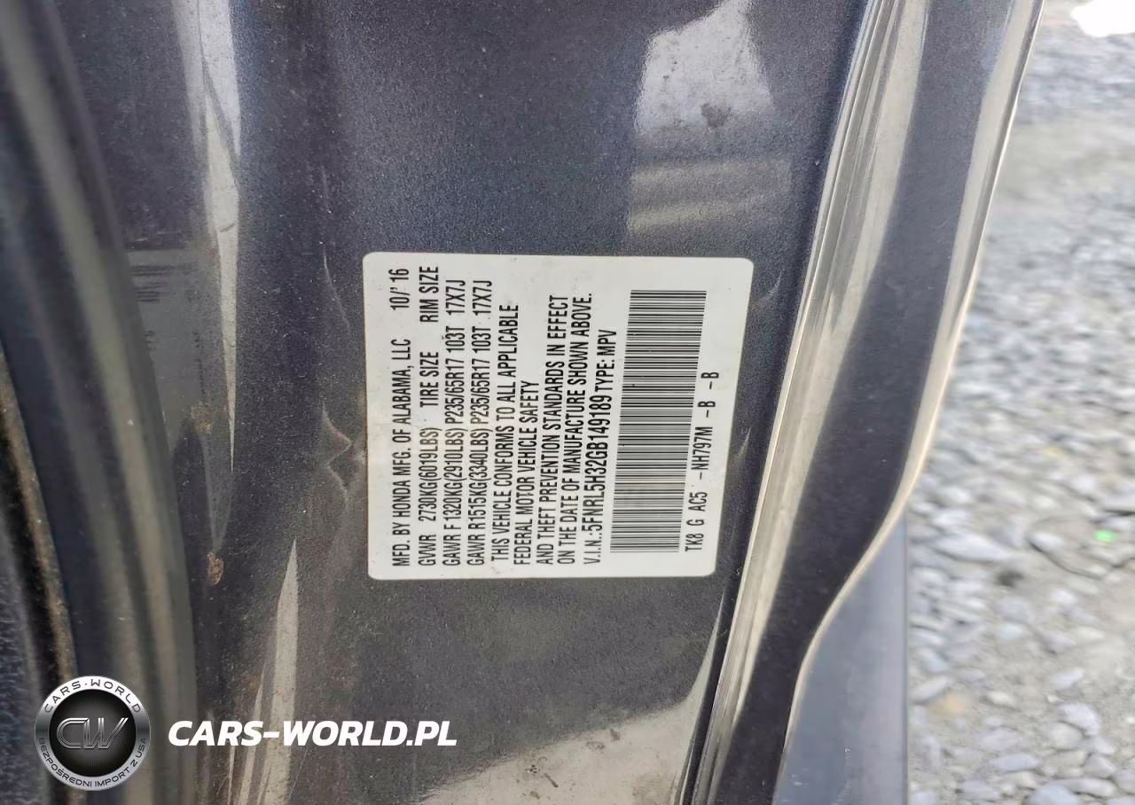 2016 Honda Odyssey Se VIN:5FNRL5H32GB149189 - 13