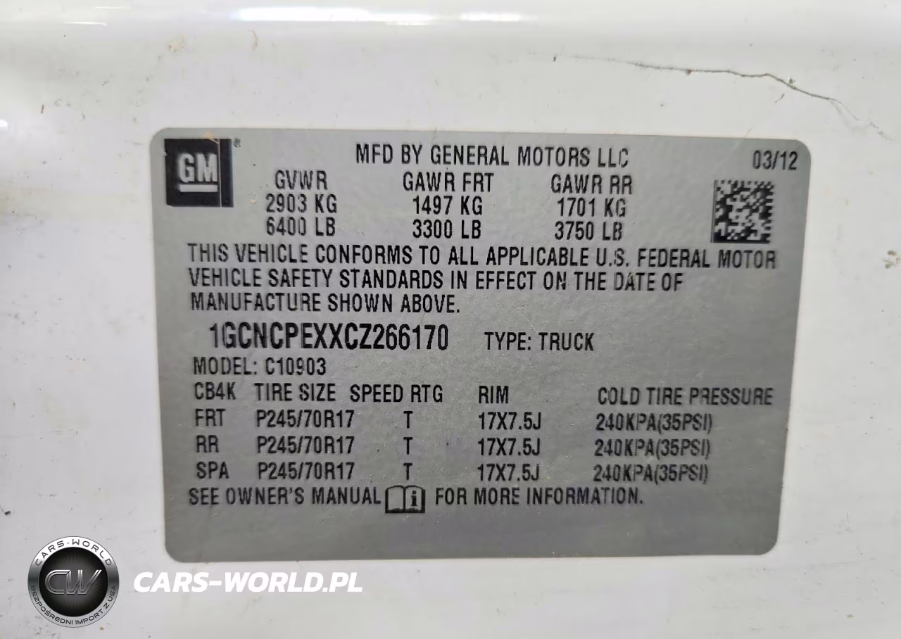 2012 Chevrolet Silverado C1500 VIN:1GCNCPEXXCZ266170 - 12