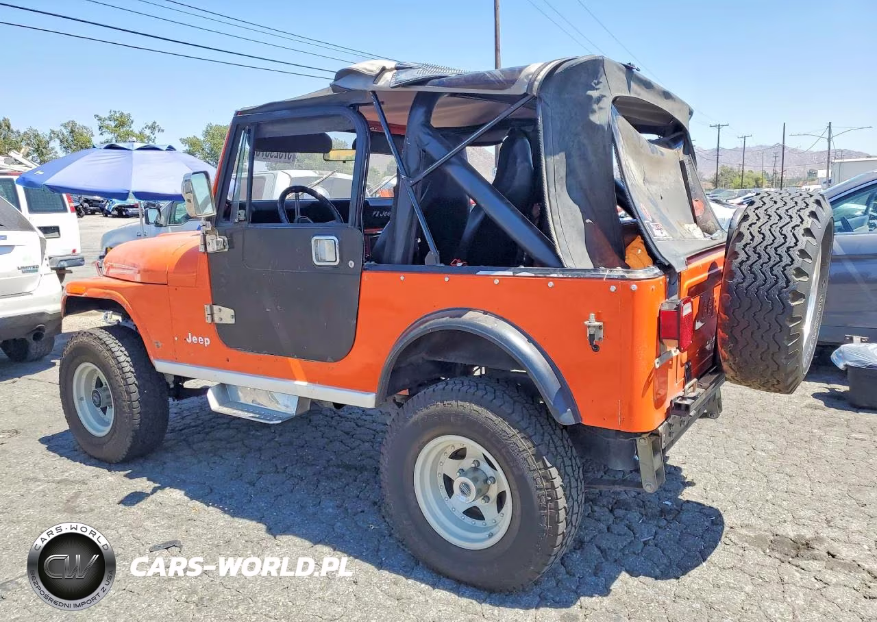 1983 Jeep Jeep Cj7 VIN:1JCCN87E2DT069077 - 2