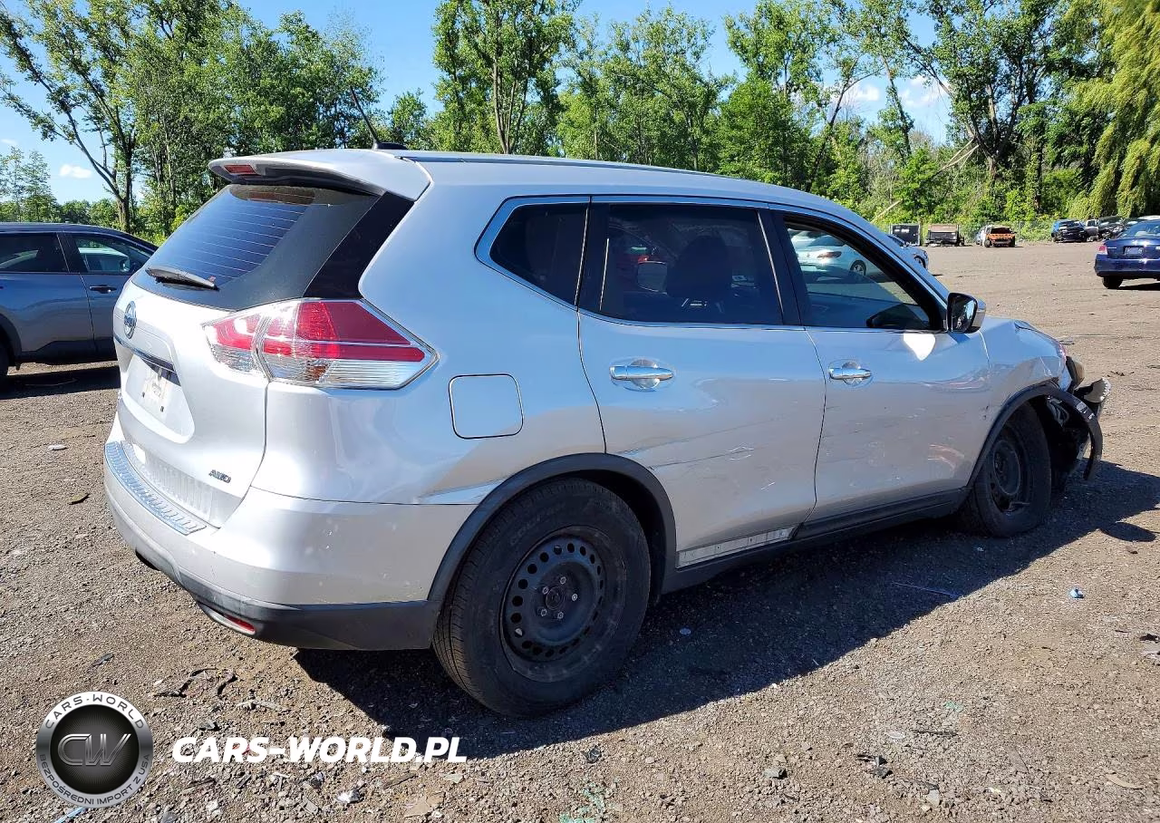 2015 Nissan Rogue S VIN:KNMAT2MVXFP536998 - 3