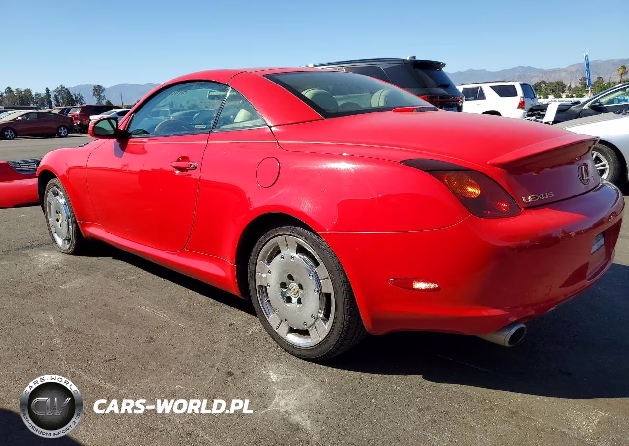 2002 Lexus Sc 430 VIN:JTHFN48Y020008601 - 2