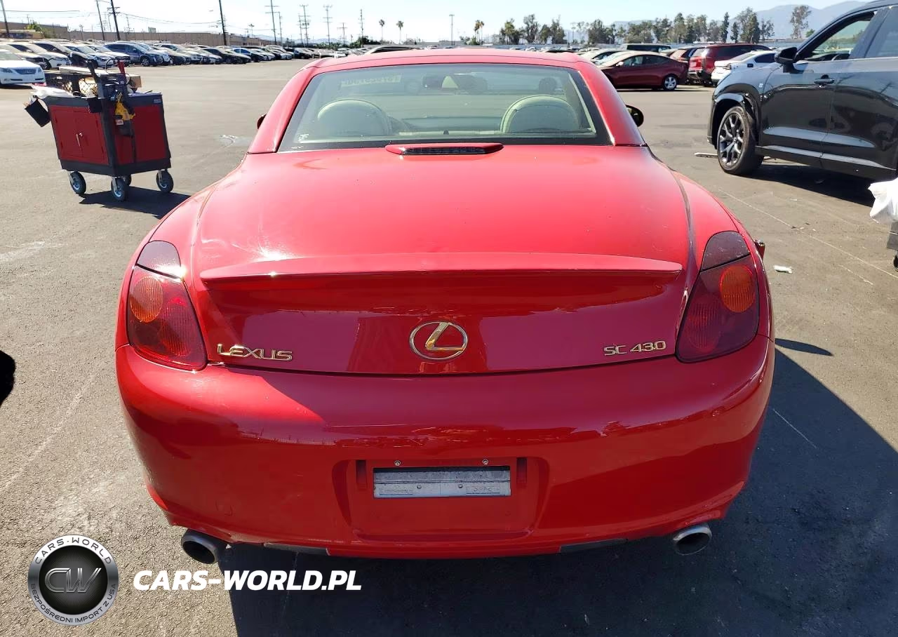 2002 Lexus Sc 430 VIN:JTHFN48Y020008601 - 6
