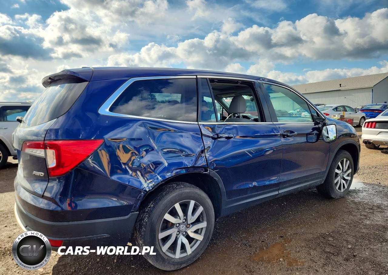 2019 Honda Pilot Exl VIN:5FNYF6H56KB023162 - 3