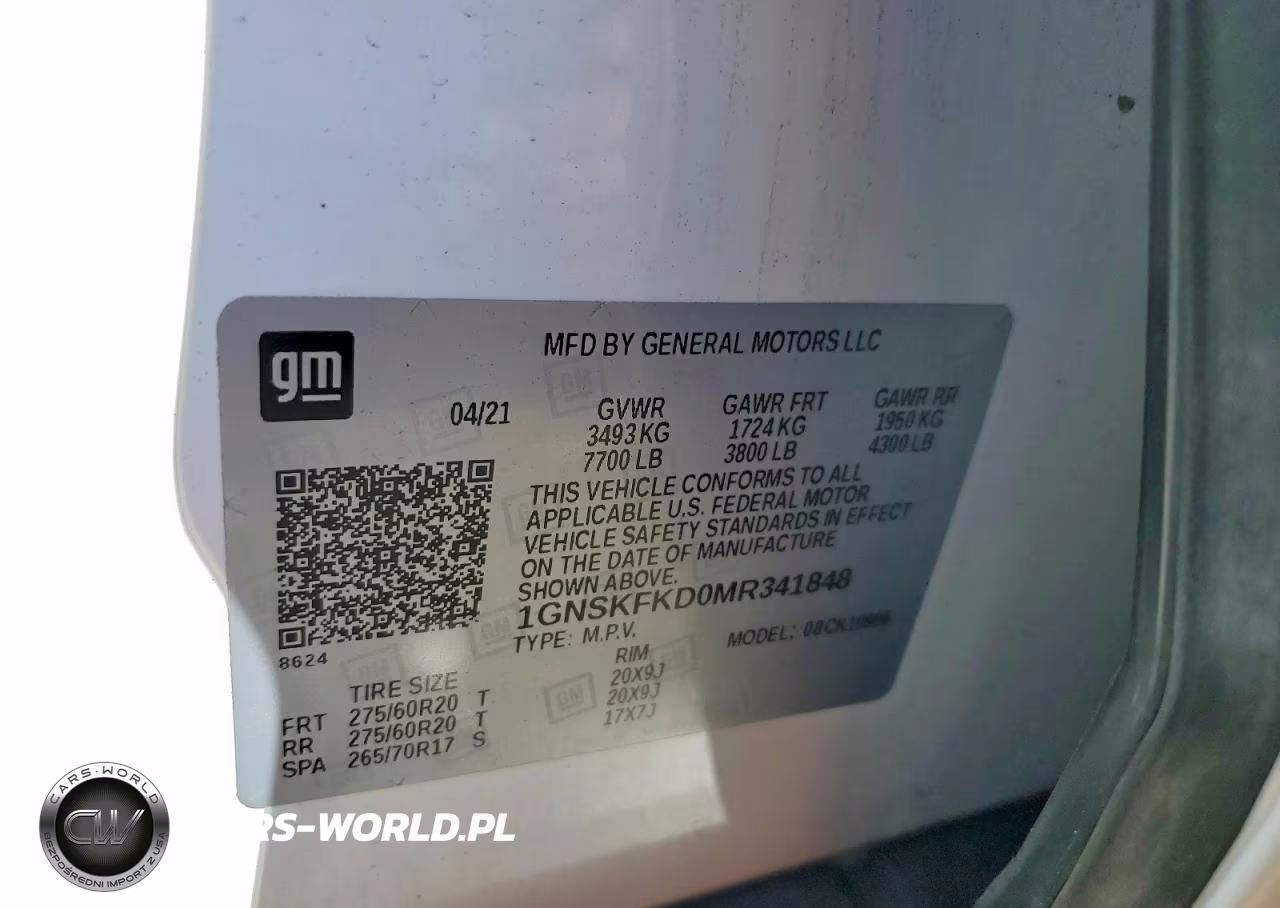 2021 Chevrolet Suburban K1500 Premier VIN:1GNSKFKD0MR341848 - 13