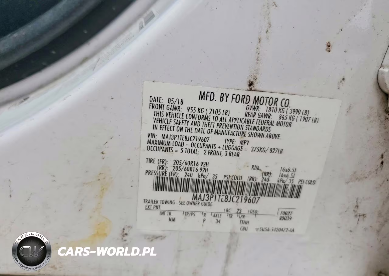 2018 Ford Ecosport Se VIN:MAJ3P1TE8JC219607 - 12