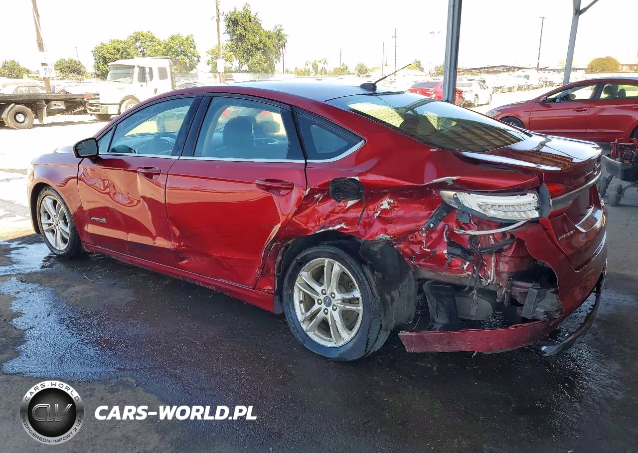 2018 Ford Fusion Se Hybrid VIN:3FA6P0LUXJR198341 - 2