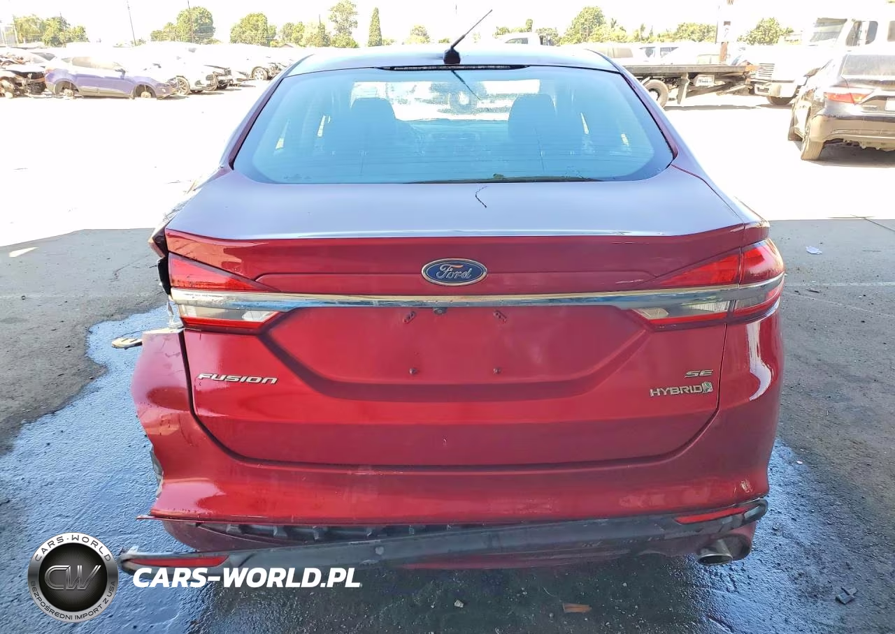 2018 Ford Fusion Se Hybrid VIN:3FA6P0LUXJR198341 - 6
