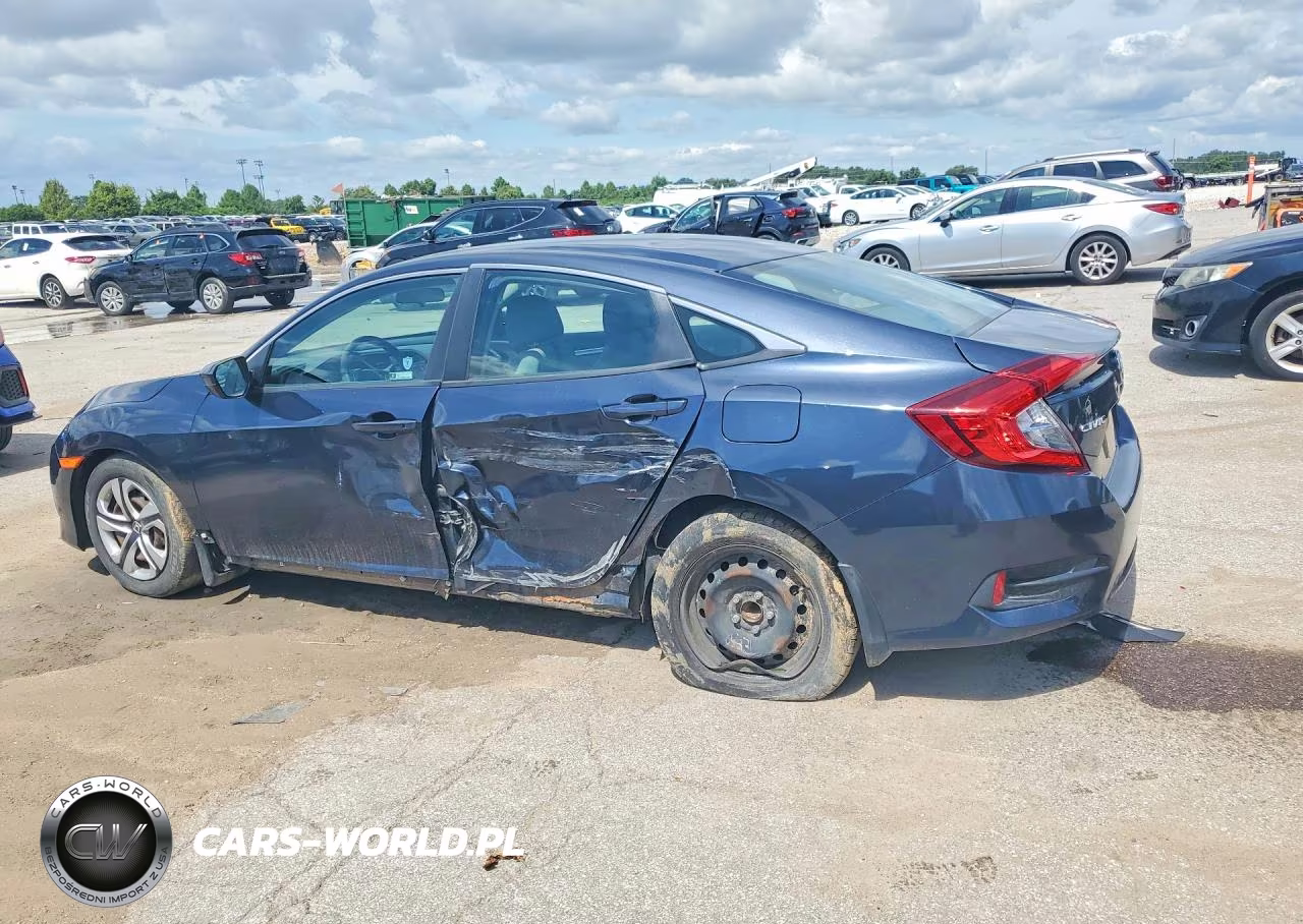 2018 Honda Civic Lx VIN:19XFC2F50JE000590 - 2