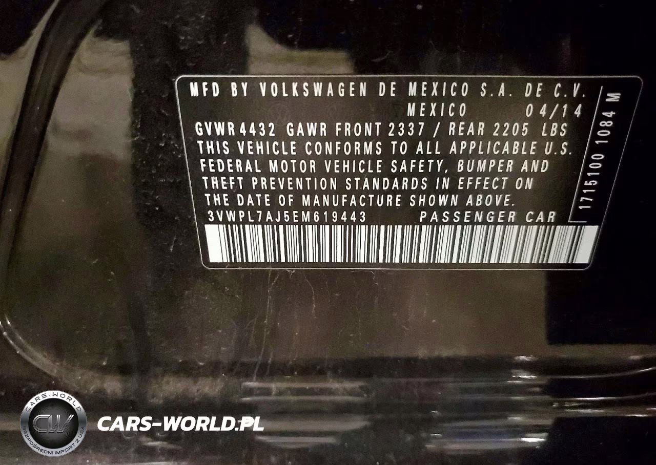 2014 Volkswagen Jetta Tdi VIN:3VWPL7AJ5EM619443 - 14