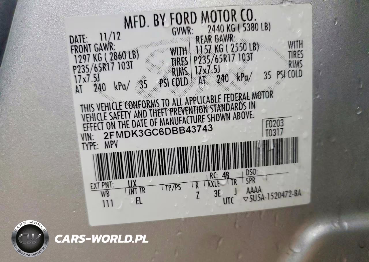 2013 Ford Edge Se VIN:2FMDK3GC6DBB43743 - 13