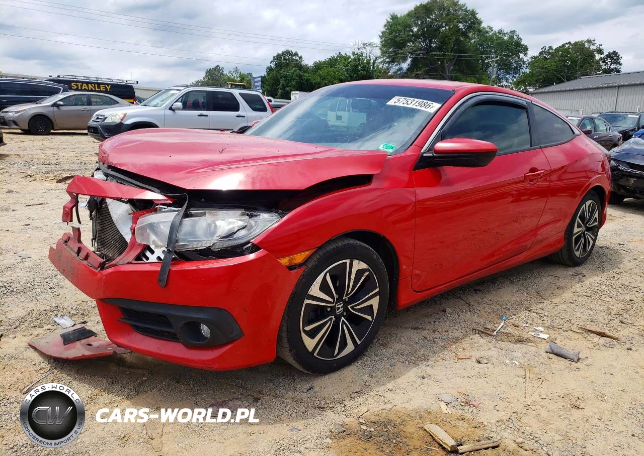 2018 Honda Civic Ex VIN:2HGFC3A34JH351424 - 1