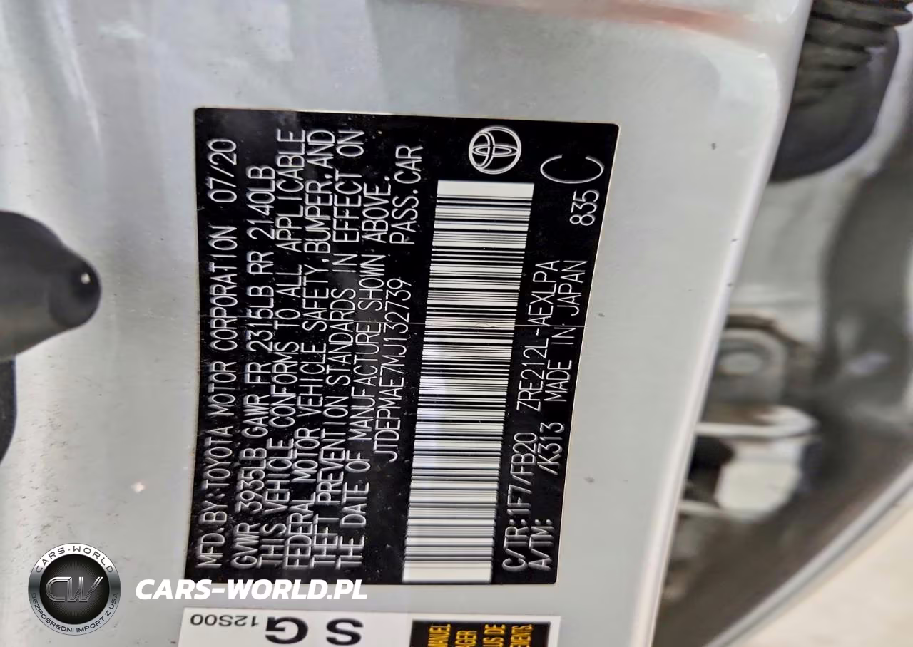 2021 Toyota Corolla Le VIN:JTDEPMAE7MJ132739 - 12