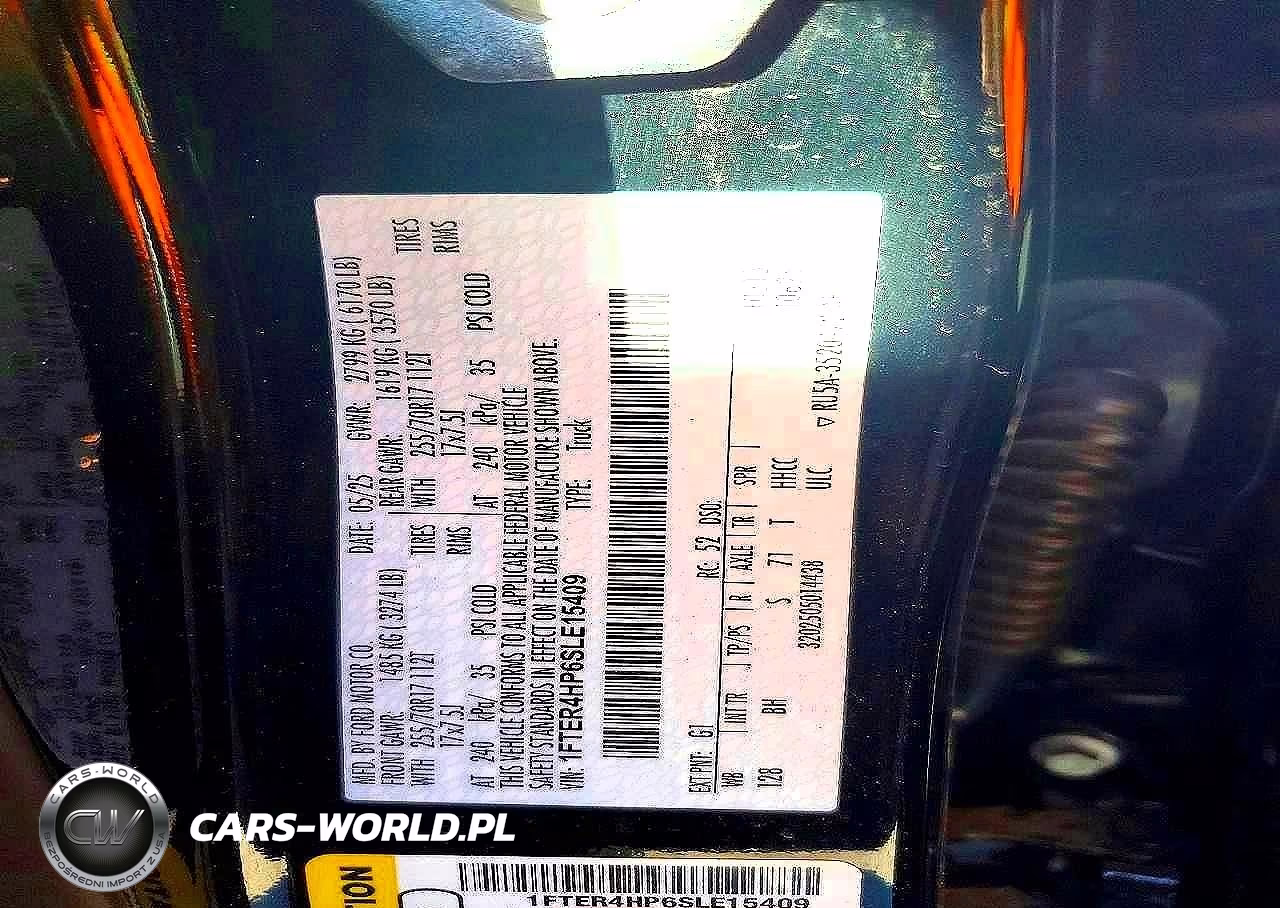 2025 Ford Ranger Xlt VIN:1FTER4HP6SLE15409 - 12