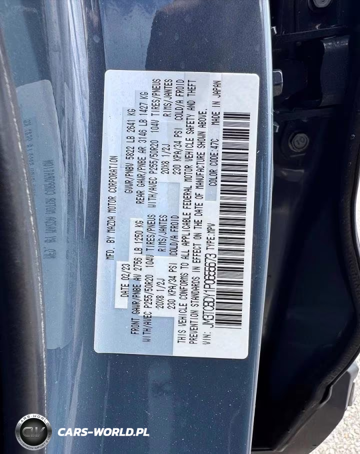 2023 Mazda Cx-9 Grand Touring VIN:JM3TCBDY1P0655673 - 10