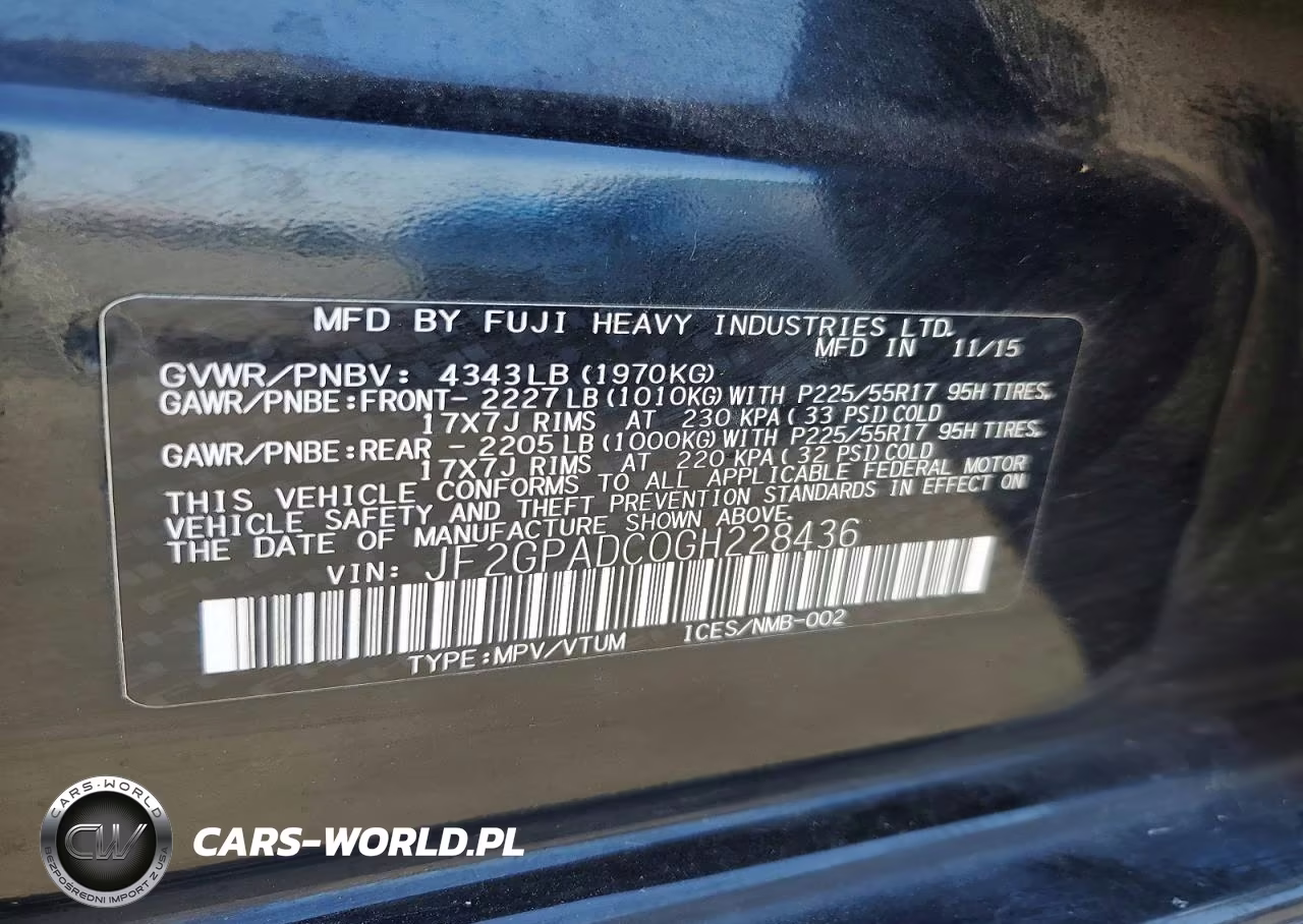 2016 Subaru Crosstrek Premium VIN:JF2GPADC0GH228436 - 13