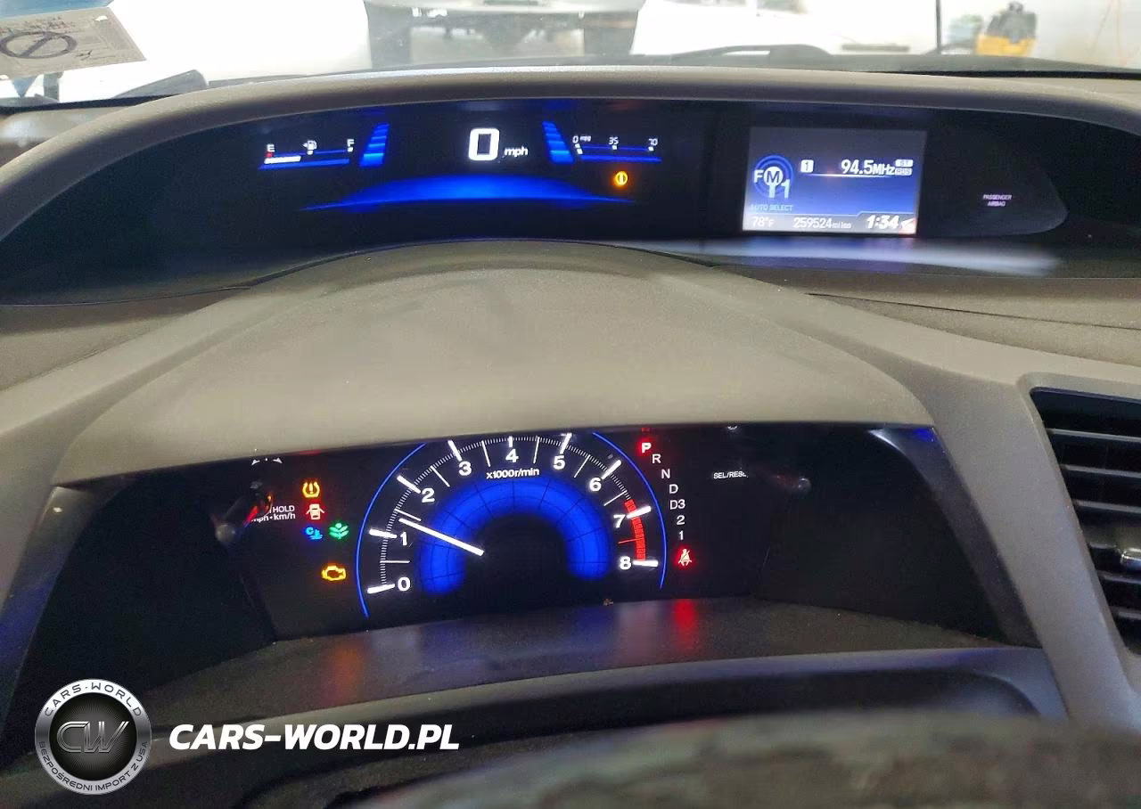 2012 Honda Civic Ex VIN:19XFB2F89CE328073 - 9