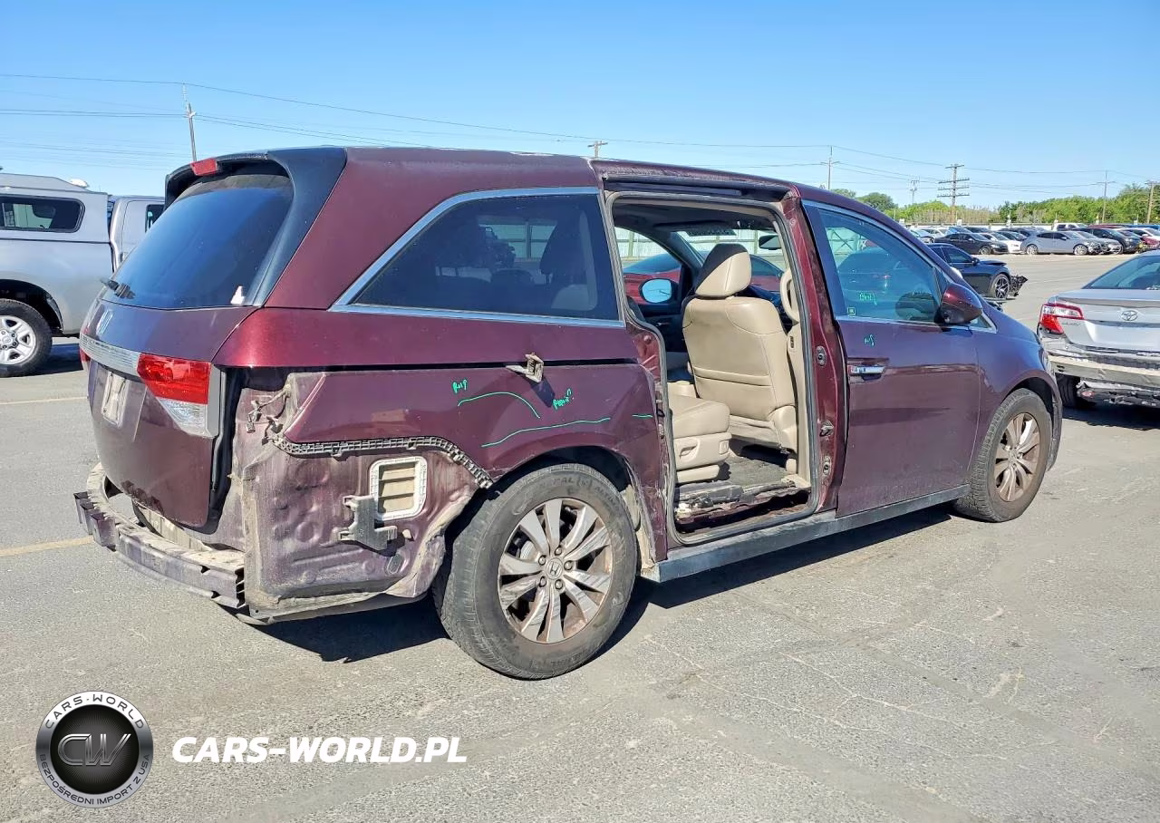 2014 Honda Odyssey Exl VIN:5FNRL5H6XEB025517 - 3