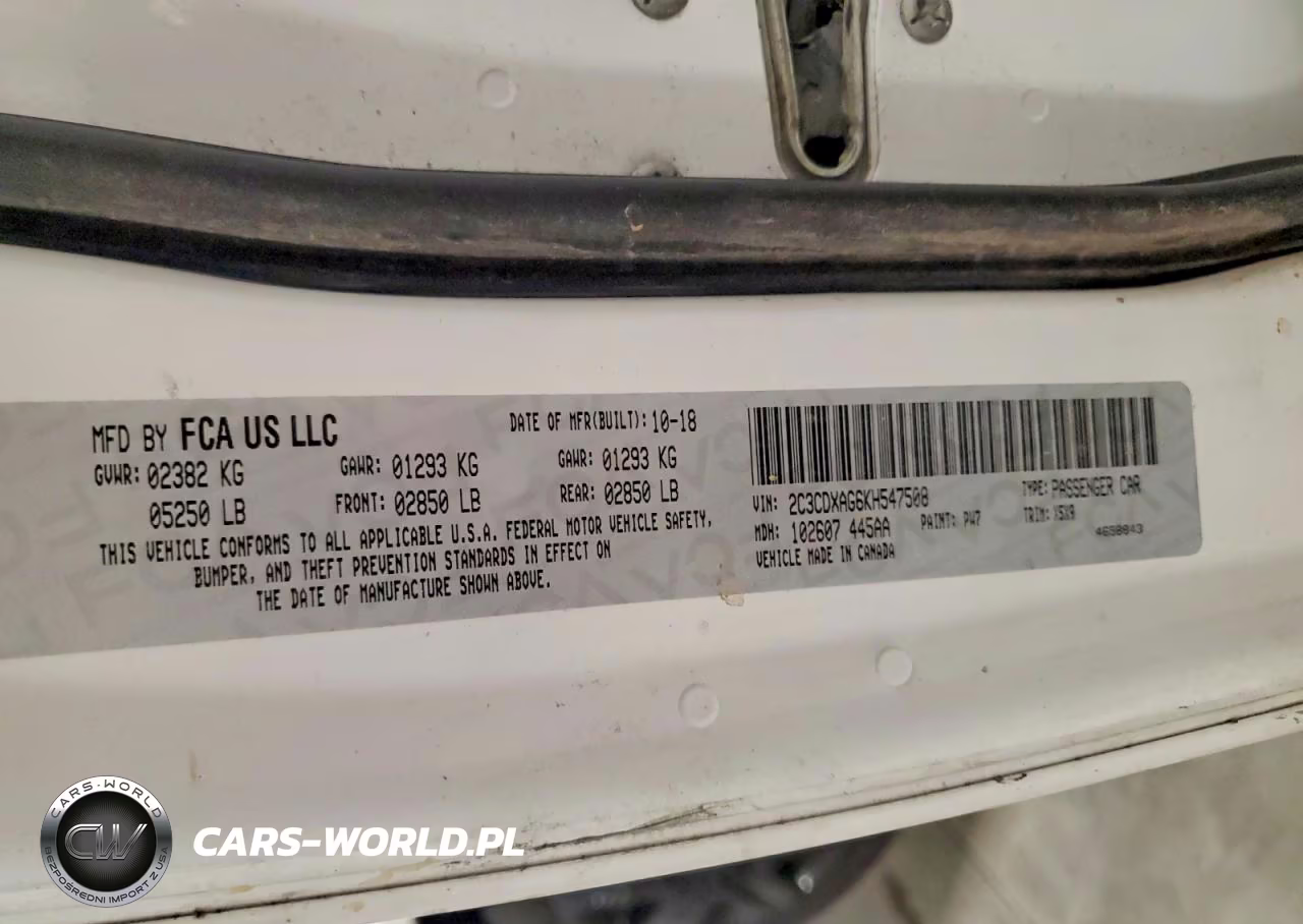 2019 Dodge Charger Police VIN:2C3CDXAG6KH547508 - 12