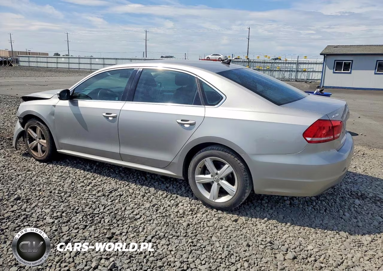 2013 Volkswagen Passat Se VIN:1VWBN7A34DC145281 - 2