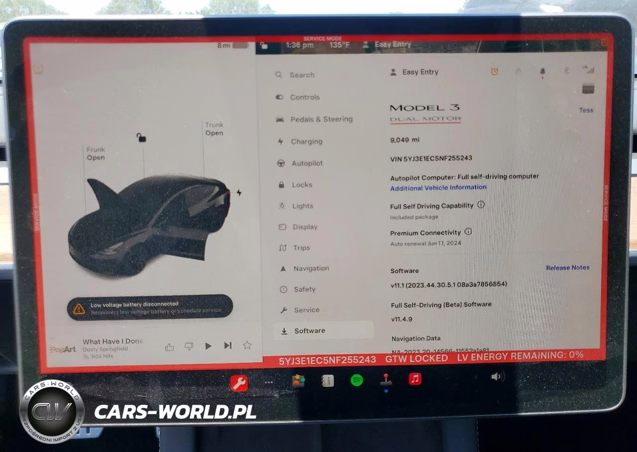 2022 Tesla Model 3 VIN:5YJ3E1EC5NF255243 - 9