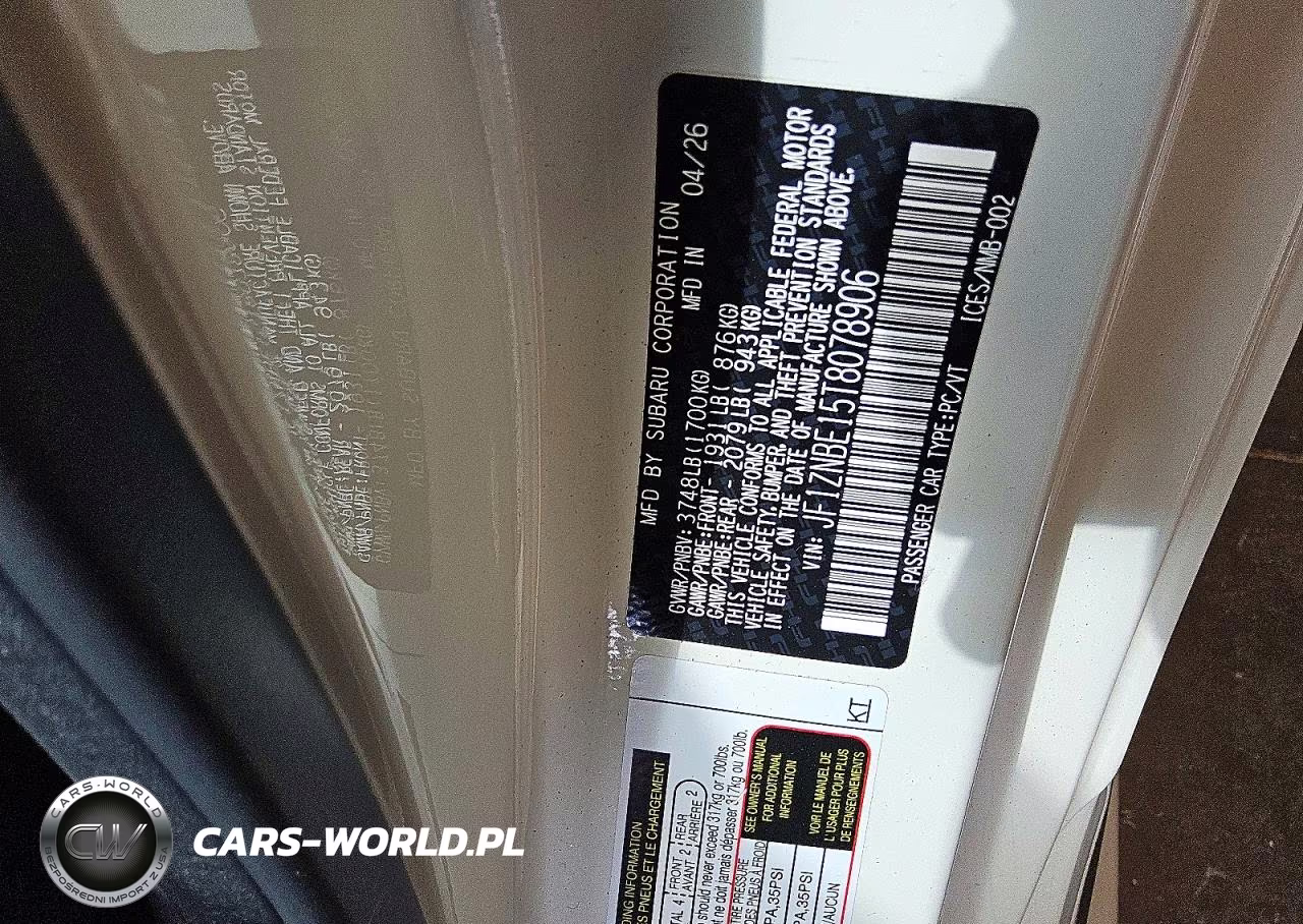 2026 Toyota Gr 86 Premium VIN:JF1ZNBE15T8078906 - 12