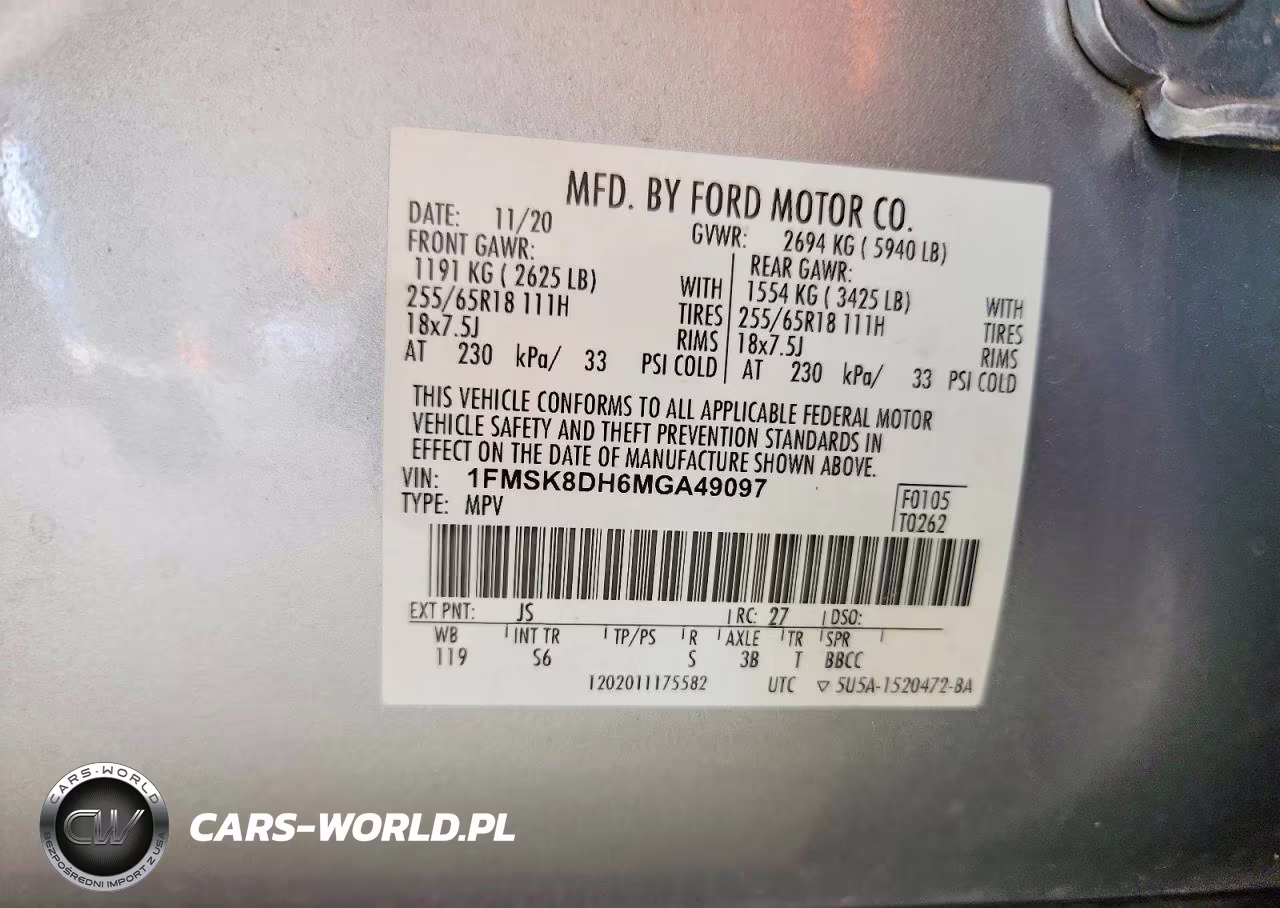 2021 Ford Explorer Xlt VIN:1FMSK8DH6MGA49097 - 13
