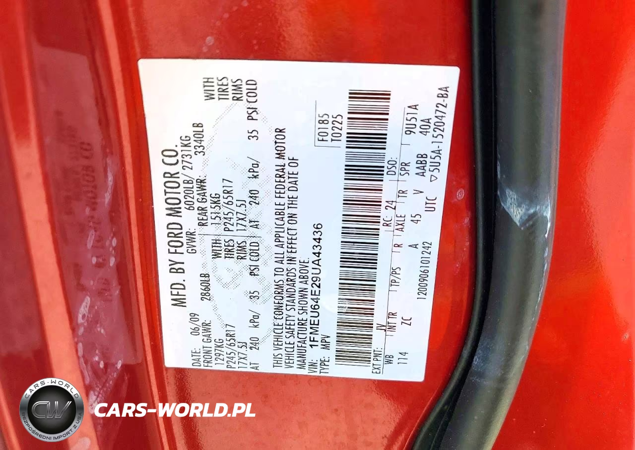 2009 Ford Explorer Eddie Bauer VIN:1FMEU64E29UA43436 - 13