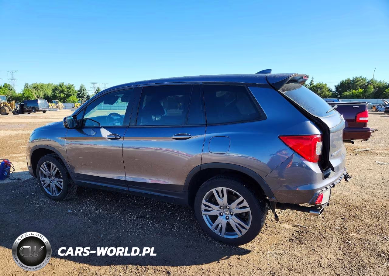 2019 Honda Passport Exl VIN:5FNYF8H56KB020676 - 2