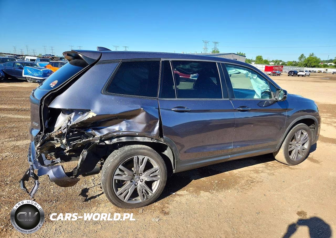 2019 Honda Passport Exl VIN:5FNYF8H56KB020676 - 3