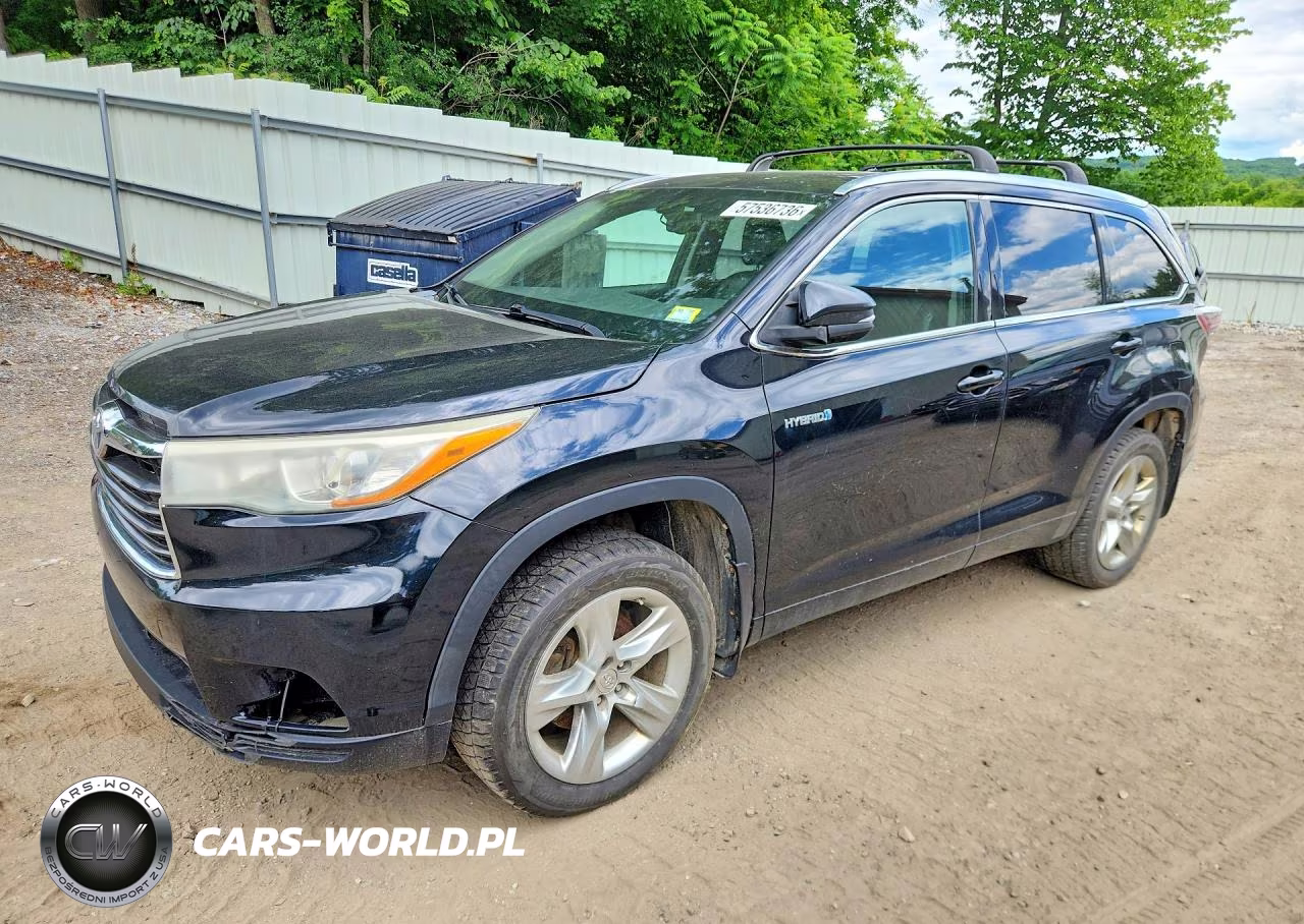 2015 Toyota Highlander Hybrid Limited – zdjęcie 1 z 13