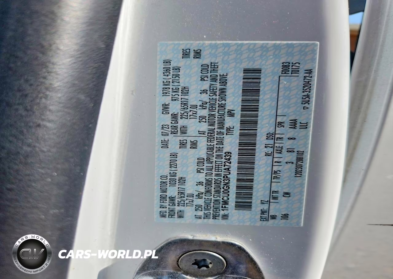 2023 Ford Escape Active VIN:1FMCU0GN3PUA72439 - 13