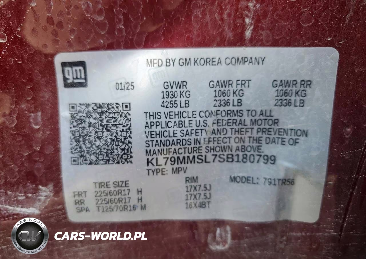 2025 Chevrolet Trailblazer Ls VIN:KL79MMSL7SB180799 - 13