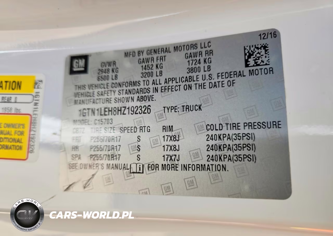 2018 GMC C1500 VIN:1GTN1LEH8HZ192326 - 12