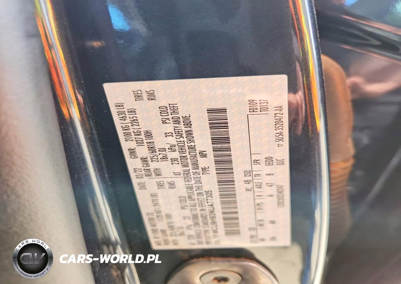 2022 Ford Escape Sel VIN:1FMCU9H93NUA77305 - 14