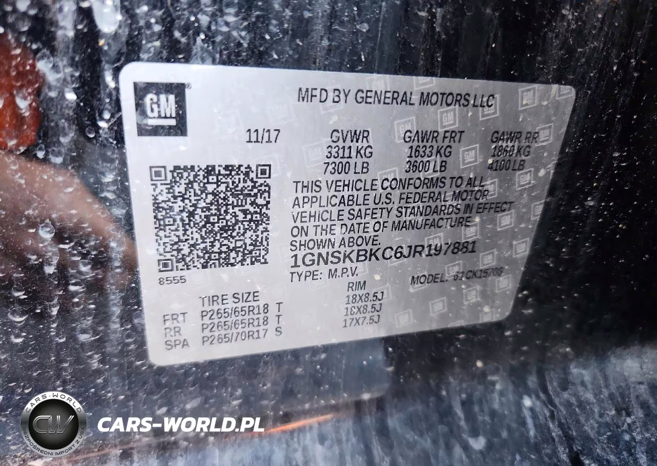2018 Chevrolet Tahoe K1500 Lt VIN:1GNSKBKC6JR197881 - 12