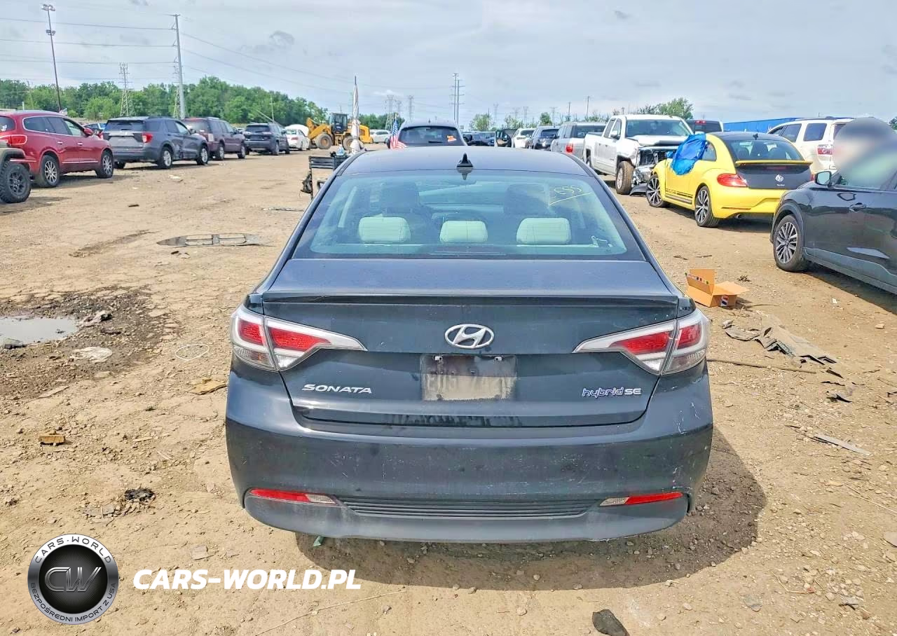 2016 Hyundai Sonata Hybrid Se VIN:KMHE24L11GA039210 - 6