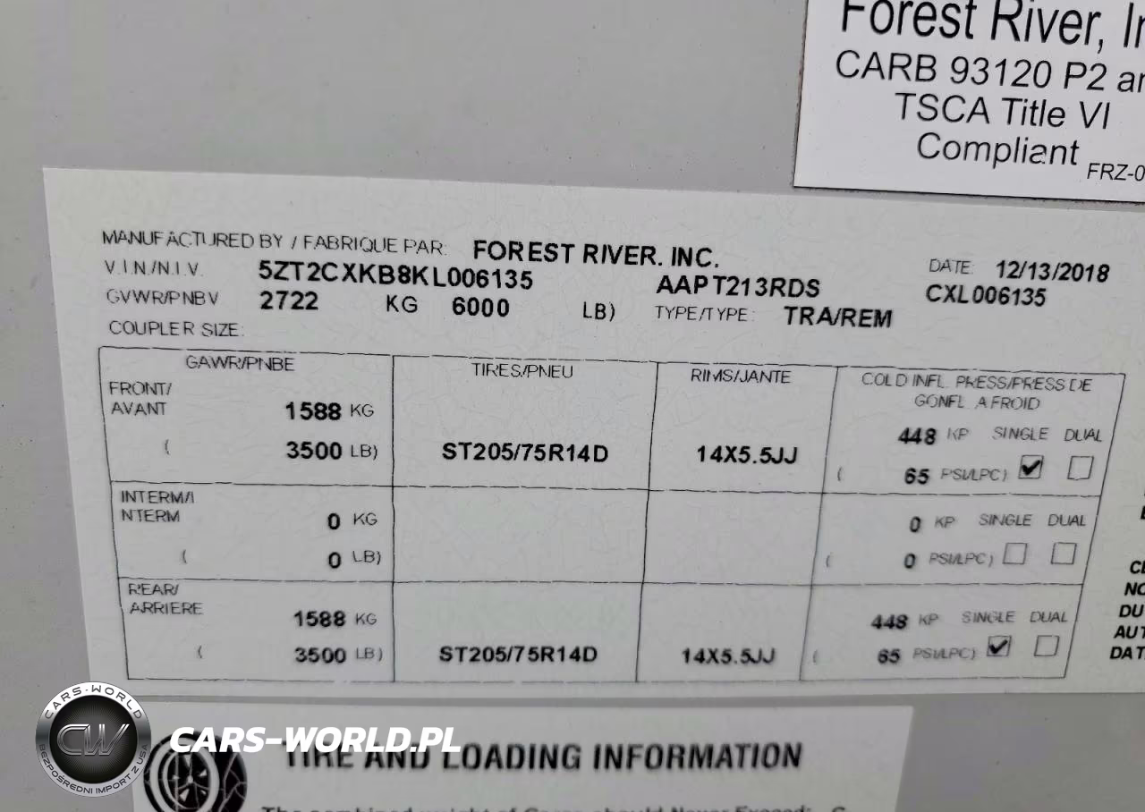 2019 Coachmen Apex Nano VIN:5ZT2CXKB8KL006135 - 10
