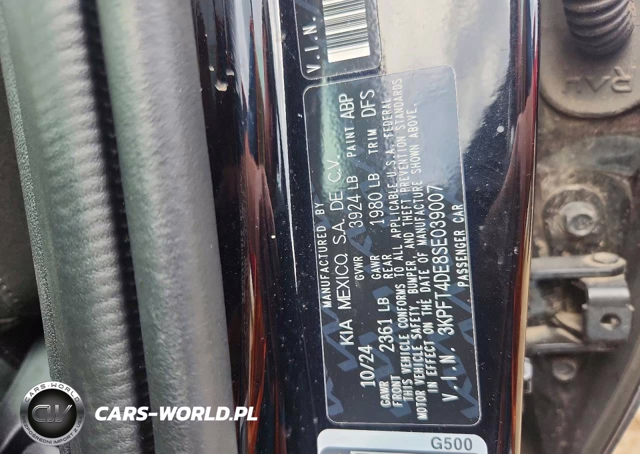 2025 Kia K4 Lxs VIN:3KPFT4DE8SE039007 - 12