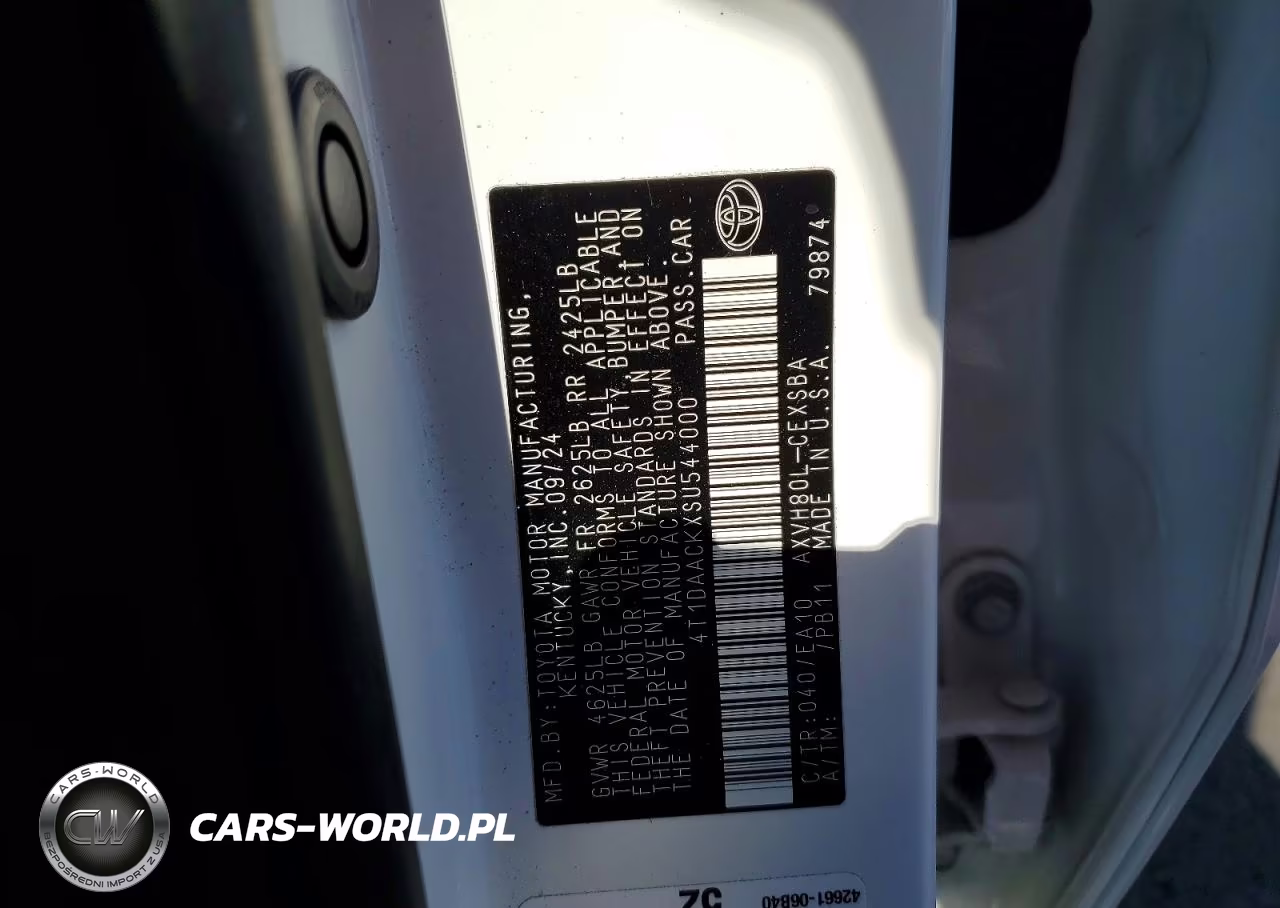 2025 Toyota Camry Se VIN:4T1DAACKXSU544000 - 13