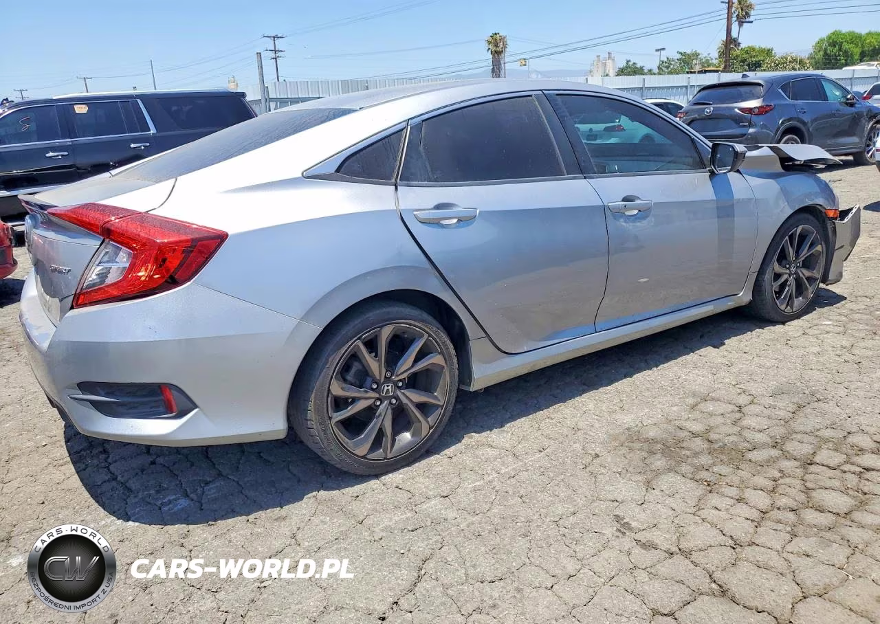 2020 Honda Civic Sport VIN:19XFC2F85LE202502 - 3